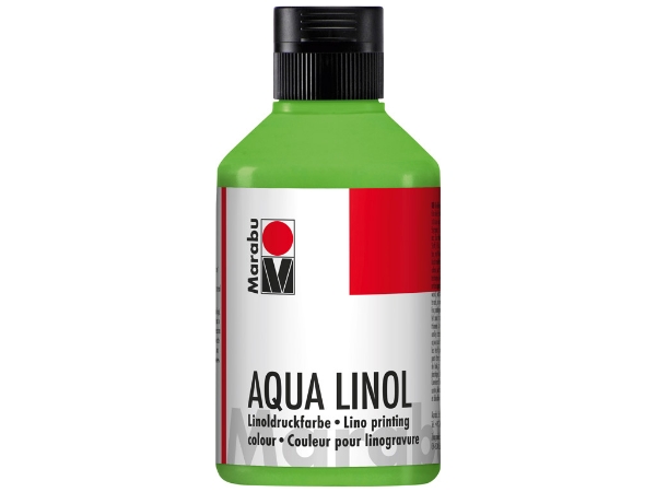 Picture of Marabu Aqua Linol Printing Paint 250ml - Yellow Green (066)
