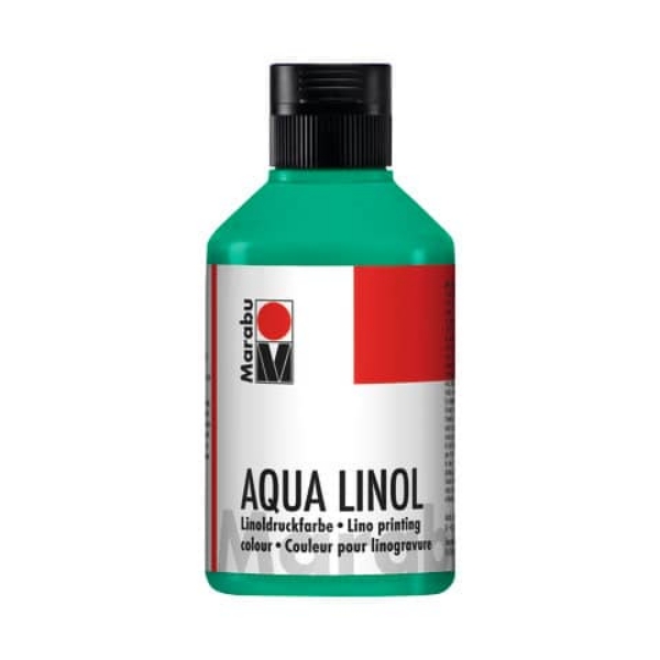 Picture of Marabu Aqua Linol Printing Paint 250ml - Blue Green (097)
