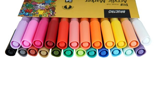Picture of Brustro Diy Acrylic Marker Set of 24 (0.8mm) 