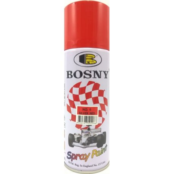 Picture of Bosny Spray Paint No.6 Silver Red 