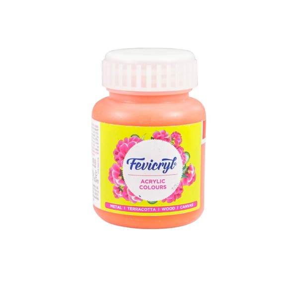 Fevicryl Acrylic Paint - Orange (17)