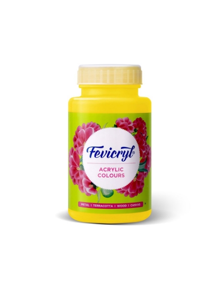 Picture of Fevicryl Acrylic Colour - 500ml (Chrome Yellow)