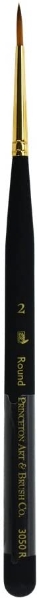 Picture of Princeton Mini-Detailer Synthetic Round Brush - 3050R20 (Size 2/0)