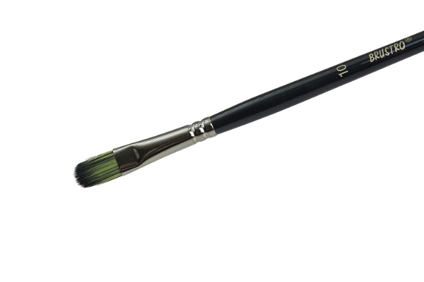 Picture of Brustro Greengold Filbert Brush 1800 No.10 