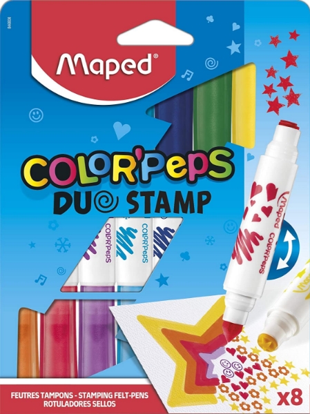 Picture of Maped Color'Peps Duo Stamp Pen Pack of 8 