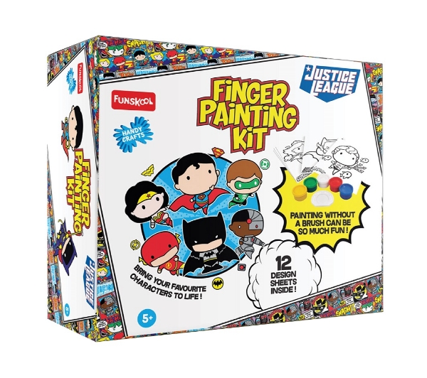 Picture of Funskool Finger Painting Kit Super Heroes - (For Ages 5+)