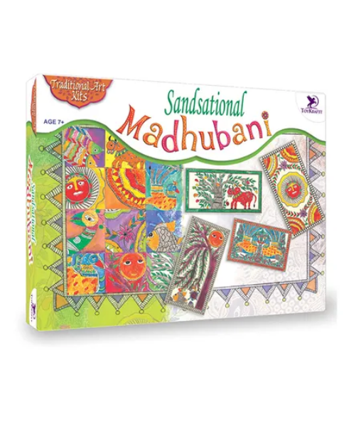 Picture of Toy Kraft Sandsational Madhubani Traditional Art Kits