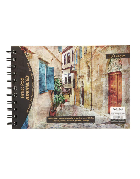 Picture of Scholar Artist Pad Advanced A5 170 Gsm 40 Sheets 