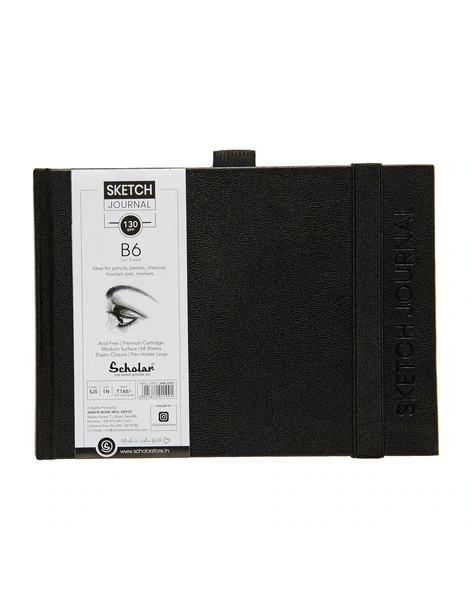 Picture of Scholar 130Gsm B6 Sketch Journal Notebook