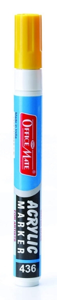 Picture of Office Mate Acrylic Marker - Yellow