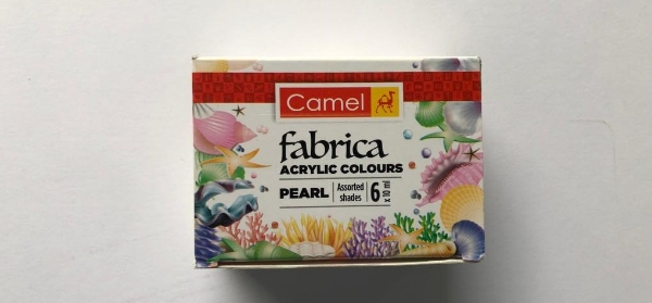 Picture of Camlin Fabrica Acrylic Colour Pearl - Set of 6 (10ml)