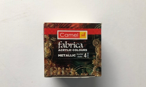 Picture of Camlin Fabrica Acrylic Colours Metallic - Set 4 (10ml)