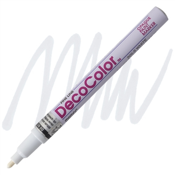 Picture of Decocolor Premium Paint Marker 3mm Fine Tip  White