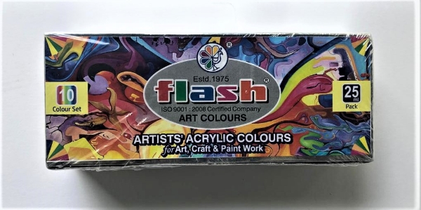 Picture of Flash Artists Acrylic Colors Set of 10x25ml 