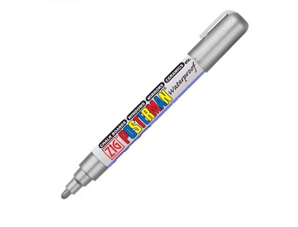 Picture of Zig Posterman Marker Silver - 2mm Medium