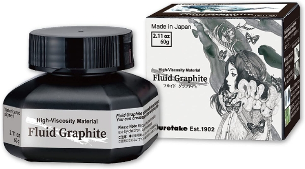 Picture of Kuretake Zig Fluid Graphite Ink - 60g