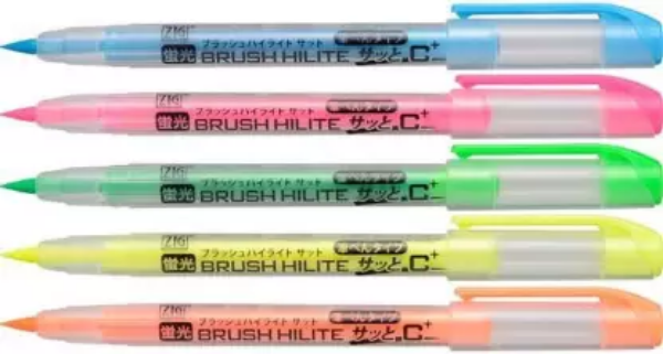 Picture of Zig  Brush Hilite Highlighter Set of 5
