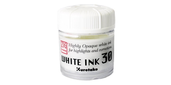 Picture of Kuretake Zig White Ink - 30ml 