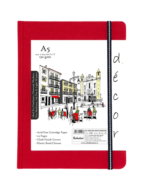 Picture of Scholar Decor Sketch Book A5 150Gsm 112Pages