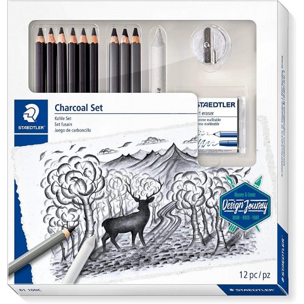 Picture of Staedtler Charcoal - Set of 12