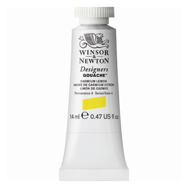 Picture of Winsor & Newton Designers Gouache 14ml - SR4 - Cadmium Lemon