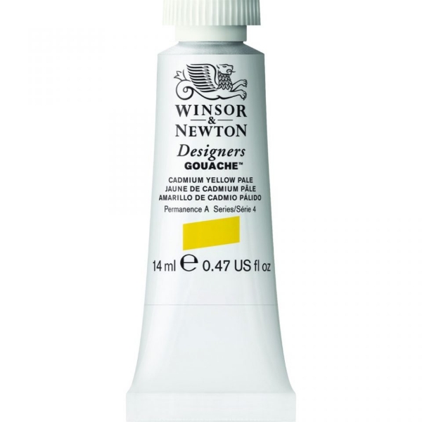 Picture of Winsor & Newton Designers Gouache 14ml - SR4 - Cadmium Yellow Pale