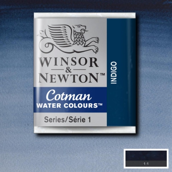 Picture of Winsor & Newton Cotman Water Colour Half Pan Indigo(SR-1) 