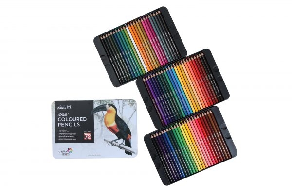 Picture of Brustro Artist Coloured Pencils Set of 72