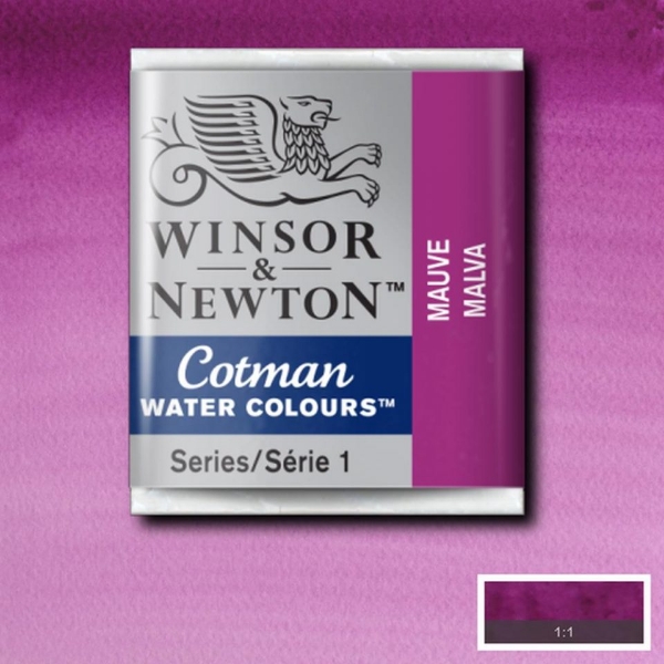 Picture of Winsor & Newton Cotman Water Colour Half Pan Mauve(SR-1)