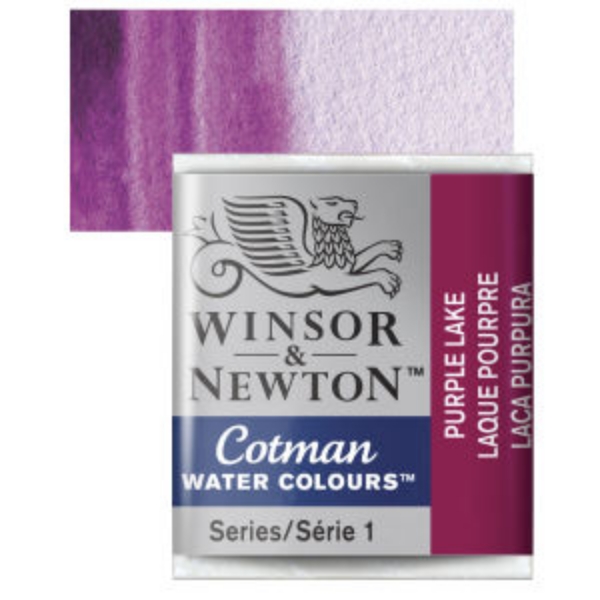Picture of Winsor & Newton Cotman Water Colour Half Pan Purple Lake(SR-1) 