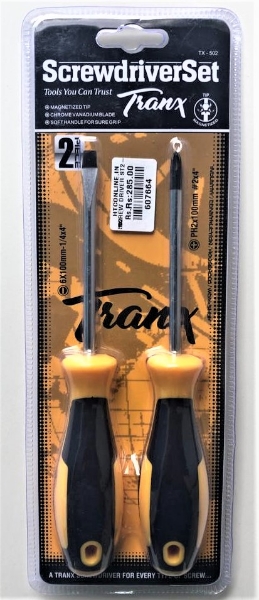 Picture of Tranx Professional Quality Tools - Screwdriver Set of 2