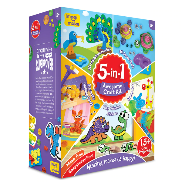 Picture of Imagi Make 5-in 1 Awesome Craft Kit 