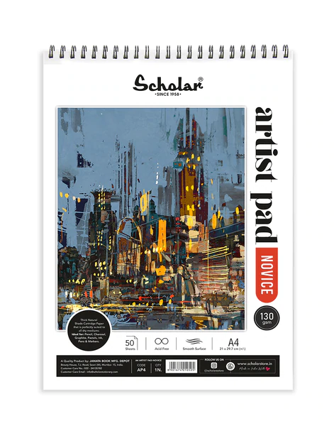 Picture of Scholar Artist Pad A4 130 Gsm 50 shts