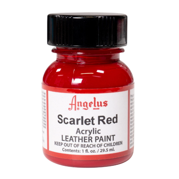 Picture of Angelus Acrylic Leather Paint - Scarlet Red No.720 (29.5ml)
