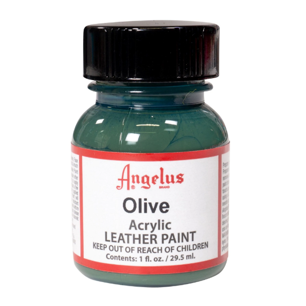 Picture of Angelus Acrylic Leather Paint - Olive No.720 (29.5ml)