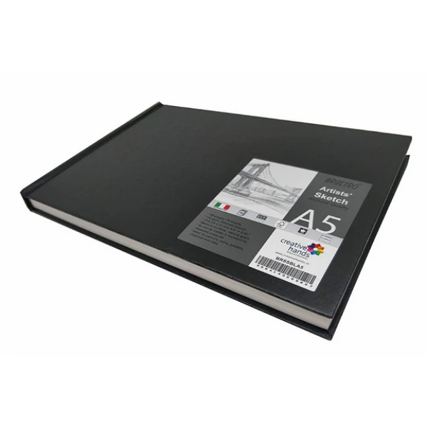 Picture of Brustro Artists Sketch Book A5 110 gsm Landscape - 78 sheets (Stitched Bound)
