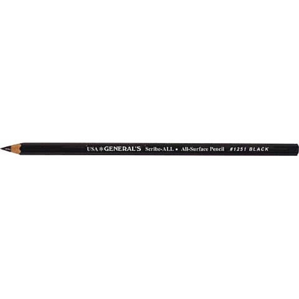 Picture of General's Scribe All Pencil Black 