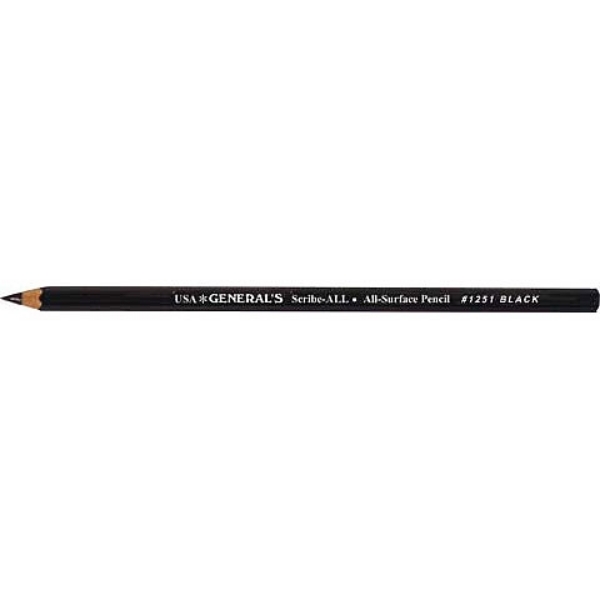 Picture of General's Scribe All Pencil - Black 