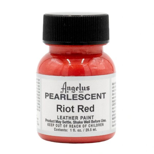 Picture of Angelus Acrylic Leather Paint - Pearlescent Riot Red No.733E (29.5ml)