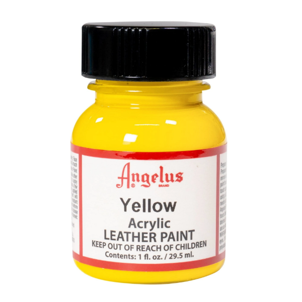 Picture of Angelus Acrylic Leather Paint - Yellow No.720 (29.5ml)