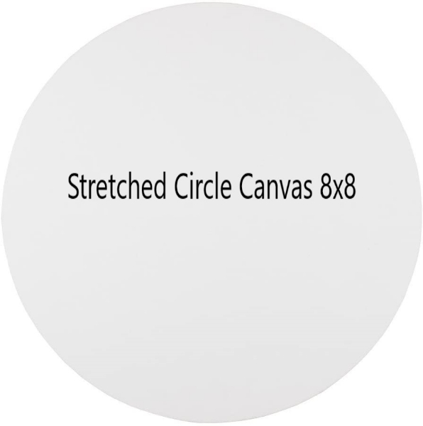 Picture of HINDUSTAN CIRCLE STRETCHED CANVAS 8x8
