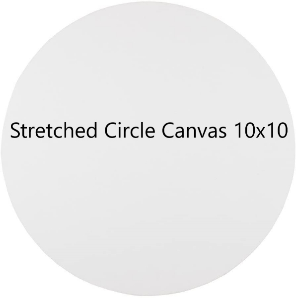 Picture of HINDUSTAN CIRCLE STRETCHED CANVAS 10x10