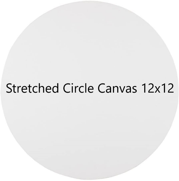 Picture of HINDUSTAN CIRCLE STRETCHED CANVAS 12x12