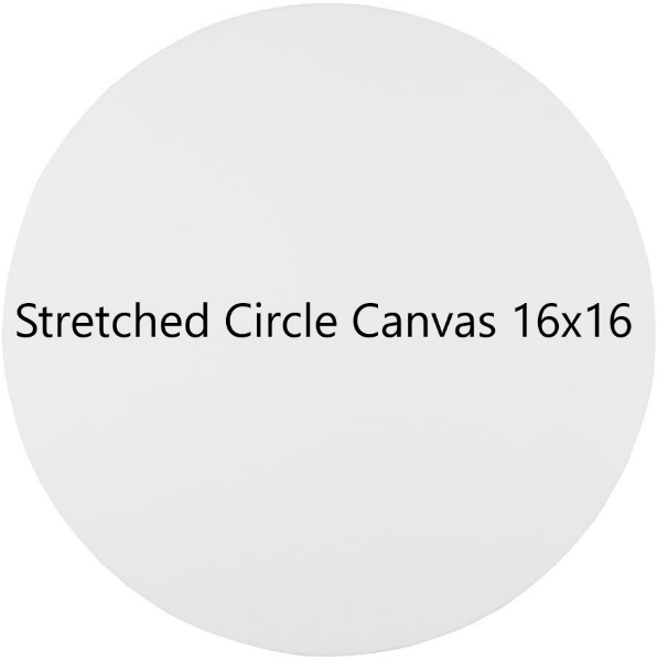 Picture of HINDUSTAN CIRCLE STRETCHED CANVAS 16x16
