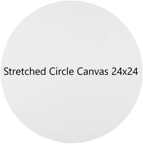 Picture of HINDUSTAN CIRCLE STRETCHED CANVAS 24x24