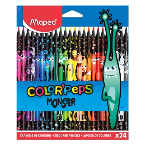Picture of Maped Color Peps Monster - Coloured Pencils (Set of 24)