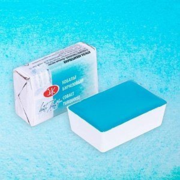 Picture of White Night Watercolour Pan 2.5ml Cobalt Turquoise