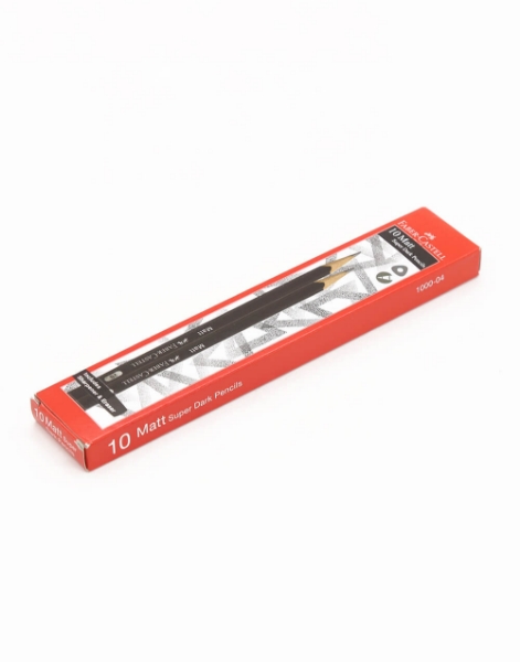 Picture of Faber Castell Matt Super Dark Pencil 1000-04