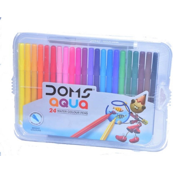 Picture of DOMS AQUA WATER COLOUR PENS 24 SHADES