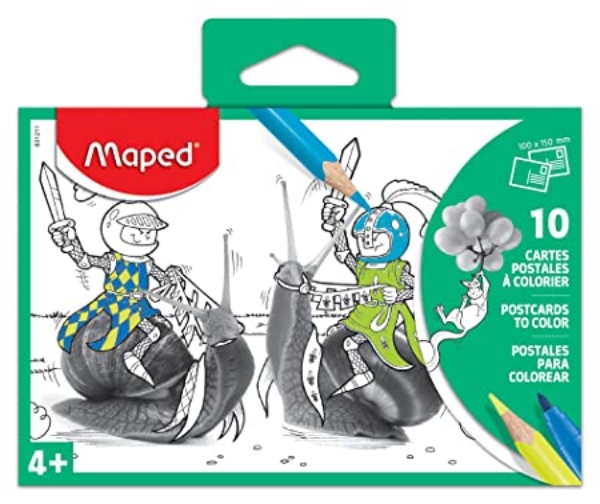 Picture of Maped Colouring Post Cards - 831211